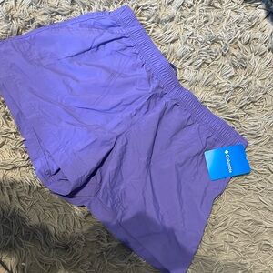 Columbia Purple Athletic Shorts Lightweight Quick-Drying